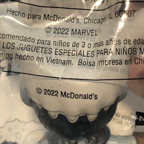McDonalds 2022 Black Panther Wakanda Forever Happy Meal Toy #8 Attuma Sealed - Picture 7 of 8